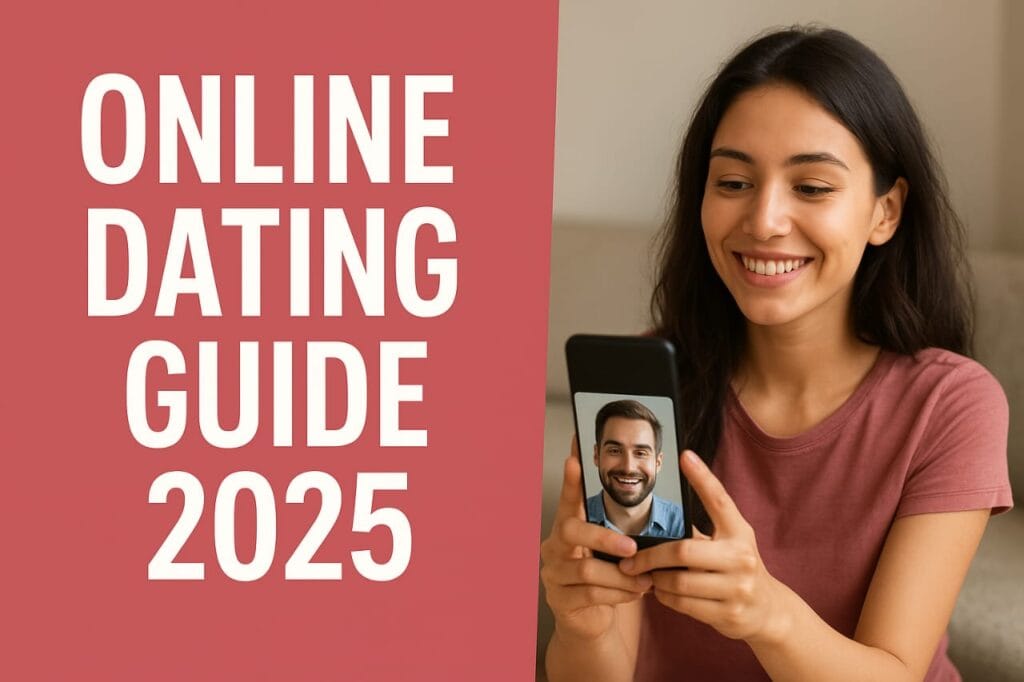 Smiling woman on a video call with a man – Online Dating Tips for Beginners
